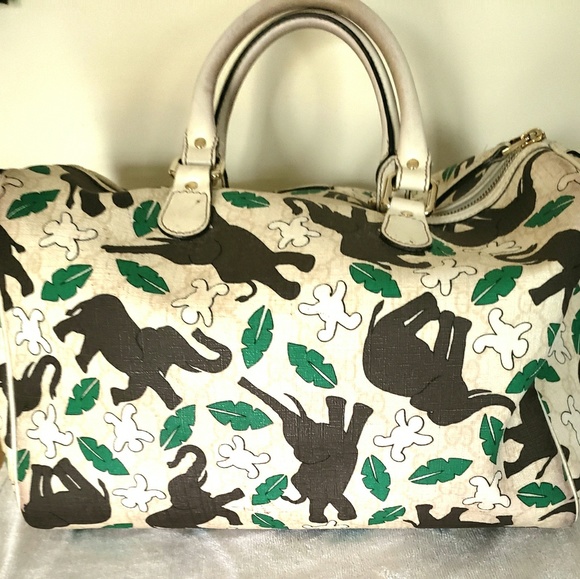 Authentic 💕 Gucci UNICEF Joy Boston Satchel - Picture 2 of 8